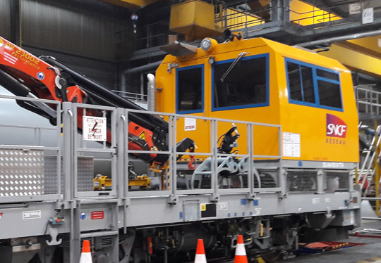 Remplacement de connectiques pour machines ferroviaires  