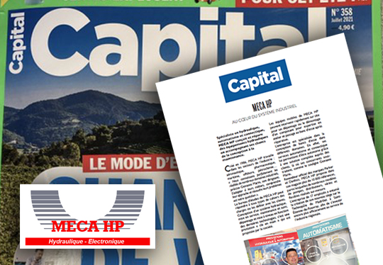 Magazine Capital : MECA HP - AU CŒUR DU SYSTÈME INDUSTRIEL