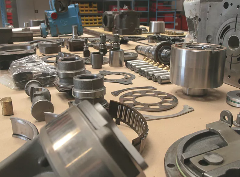 Remplacements de composants hydrauliques neufs ou réparés