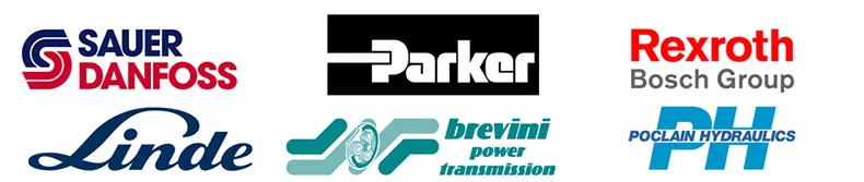 DANFOSS, PARKER, REXROTH, LINDE, BREVINI, POCLAIN